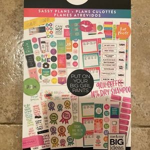 Happy planner Sassy Plans sticker book